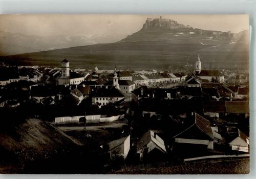 Spisske Podhradie Kirchdrauf Foto AK Zipser Burg