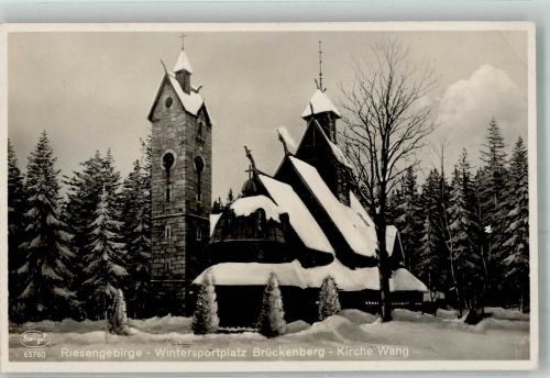 Brückenberg Karpacz Gorny Winter Kirche Wang