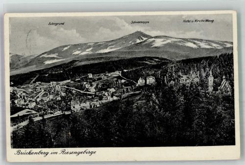 Brückenberg Karpacz Gorny 1939 Foto AK Riesengebirge