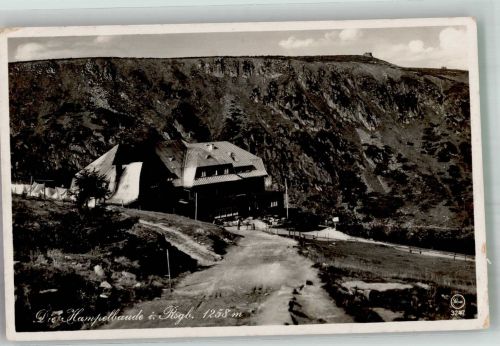 Hampelbaude 1936 Foto AK Riesengebirge