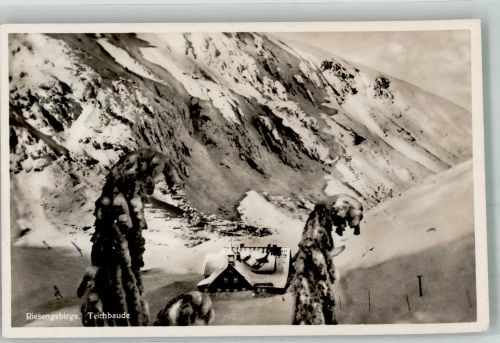 Teichbaude 1935 Winter Riesengebirge