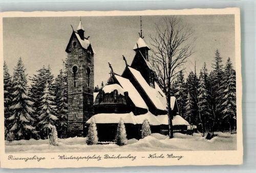 Brückenberg Karpacz Gorny Winter Kirche Wang
