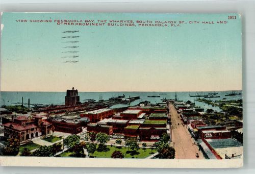Pensacola FL 1911 Foto AK Pensacola Bay