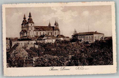 Posen Poznan 1915 Foto AK Dom Feldpost WK I