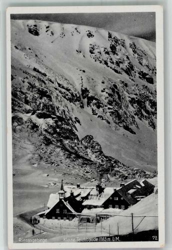Kleine Teichbaude Winter Riesengebirge