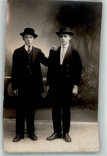 Kattowitz Katowice 1917 Privatfoto AK Feldpost WK I Gruppenfoto Privat Ort lt. Stempel