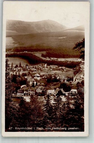 Krummhübel Karpacz 1928 Foto AK Riesengebirge