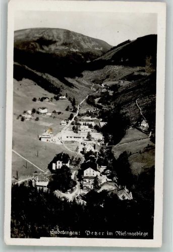 Pec pod Snezkou Petzer 1939 Foto AK Riesengebirge