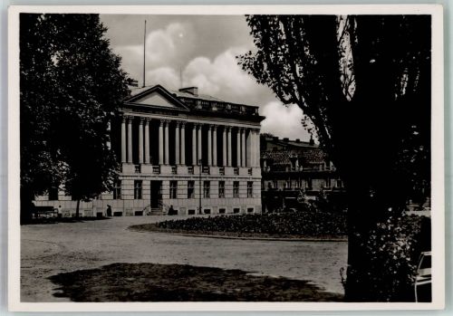 Posen Poznan Foto AK Bibliothek Raczynski
