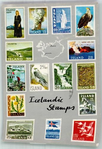 Reykjavik Foto AK Briefmarken Island