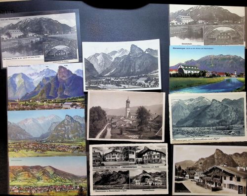 82487 W8103 Oberammergau Lot mit 22 AK Passionsspiele Kofel etc.
