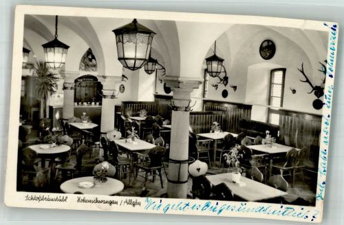 87645 W8959 Hohenschwangau Foto AK Schloßbräustübl Gasthaus