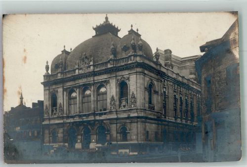59220 Denain Foto AK Theater Ort handschriftlich