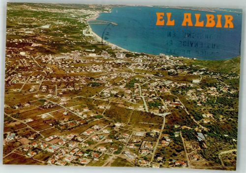 Alicante 1986 Foto AK Fliegeraufnahme el Albir