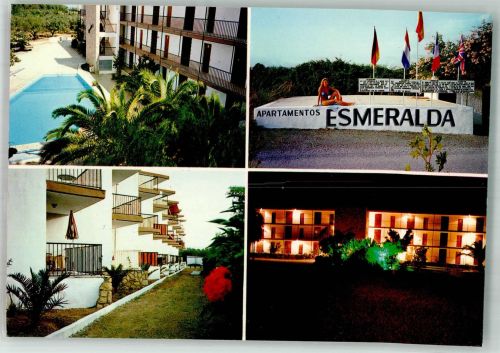 Alicante 1990 Foto AK Hotel Esmeralda