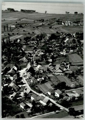 78345 W7761 Weiler b Radolfzell Foto AK Fliegeraufnahme Gasthaus zur Sonne