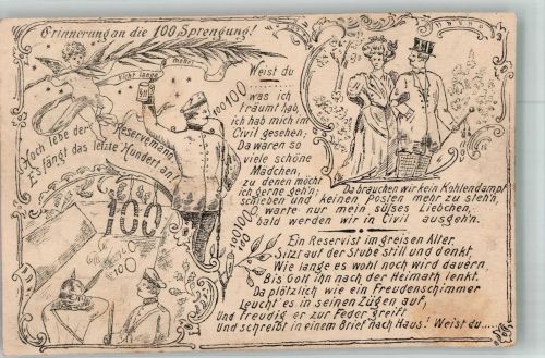 Es fängt das letzte 100 an Reserve 1899 Gebrauchsspuren