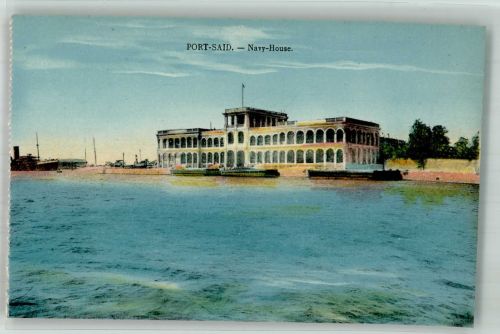 Port Said Foto AK Navy House