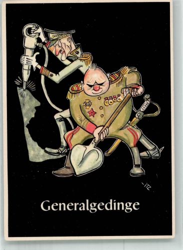 Nr. 3 Generalgedinge sign. ITZ H. Moritz Militär Humor WK I Künstlerkarte