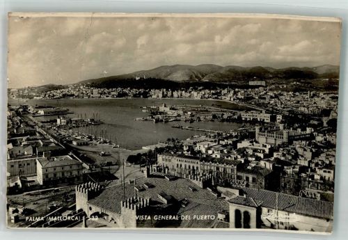 Palma Mallorca 1955 Gebrauchsspuren Hafen