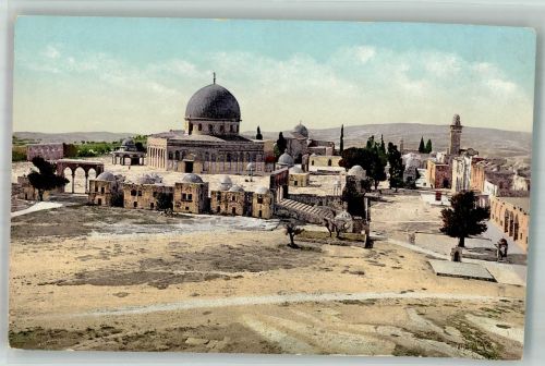 Jerusalem Foto AK Tempelplatz