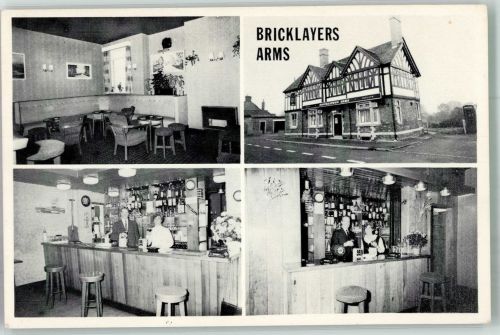 Northamptonshire FOTO KEINE AK Gasthaus the Bricklayers Arms