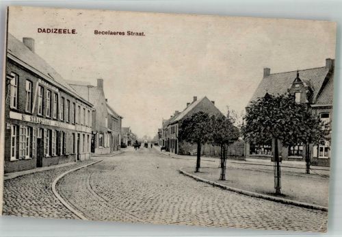 Dadizeele Foto AK Feldpost WK I Becelaeres Straat