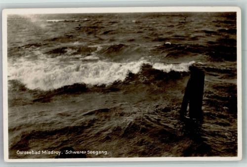 Misdroy Miedzyzdroje Foto AK Seegang