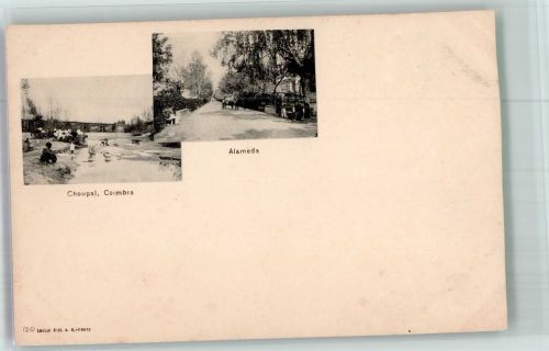 Coimbra Foto AK Waschfrauen Alameda