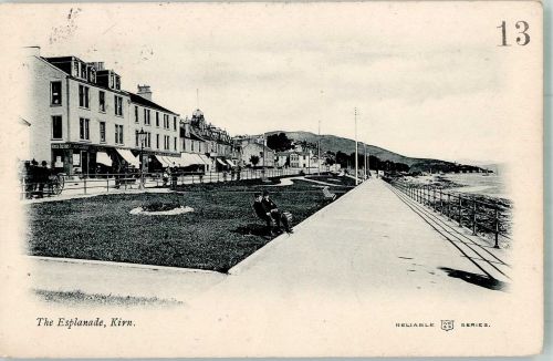 Glasgow 1903 Foto AK The Esplanade Kirn