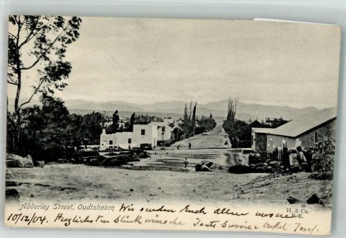 Oudtshoorn 1904 Gebrauchsspuren Adderleyy Street