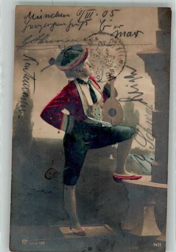 Mandolinenspieler Serie 168 No. 3435 Rotophot 1905