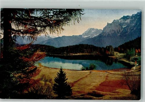 Lautersee m. Karwendel F.Ph.G. Nr. 2731 Farben Fotos