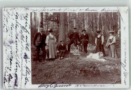 Wandern Bernhardiner 1906