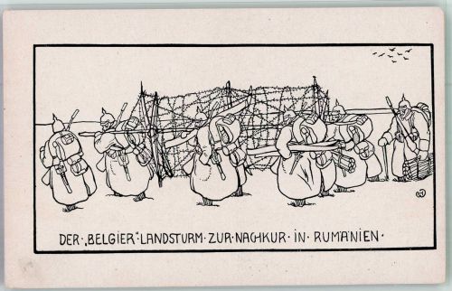 Ramnicu-Sarat Rümmnick AK handgemalt WK I 9. Armee der Belgier Landsturm