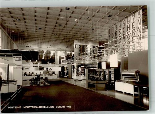 W1000 Berlin Mitte Industrie Ausstellung 1969 Gewerbeausstellung Sonderstempel