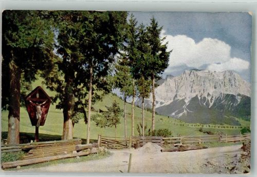 Lermoos Blick auf die Wetterwand Novitas Nr. 1184 Flurkreuz Farben Fotos