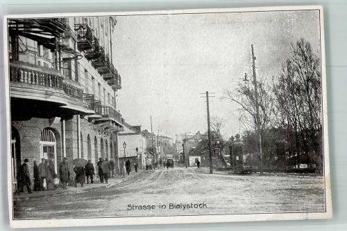Bialystok Foto AK Straße