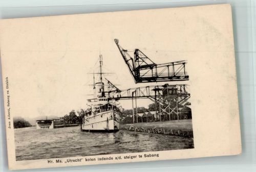 Sabang Foto AK M.S. Utrecht Hafen