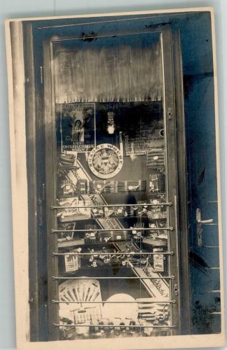 Öterreichische Braune Woche Zigarren Tabak im Schufenster Kaufhaus 1929 Foto AK