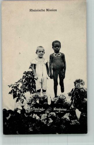 Port Moresby Foto AK Rheinische Mission Kinder Port Moresby Neuguinea