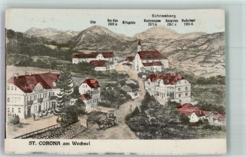2870 St. Corona am Wechsel Foto AK