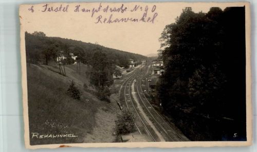 3021 Rekawinkel 1927 Foto AK Bahnhof