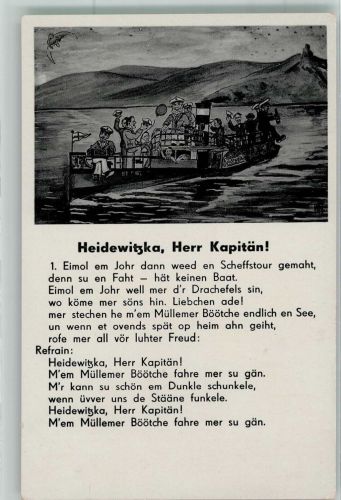 Heidewitzka Herr Kapitän Liederkarte
