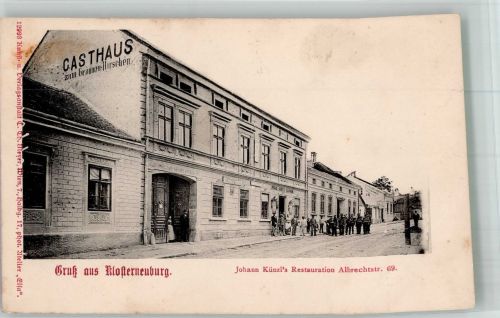 3400 Klosterneuburg Gebrauchsspuren Gasthaus Künzel Albrechtstrasse 69 Eckbug