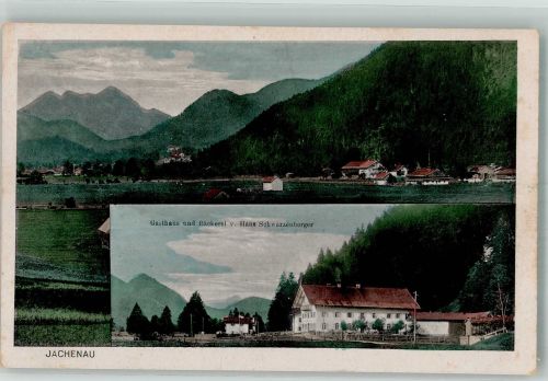 83676 W8171 Jachenau 1920 - Gasthaus Schwarzenberger