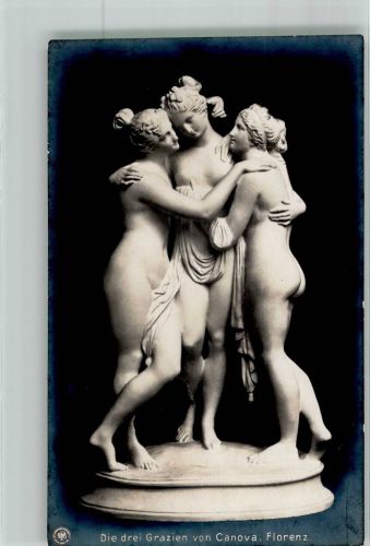 Die 3 Grazien v. Canova NPG Nr. 23 Skulptur (Erotik)