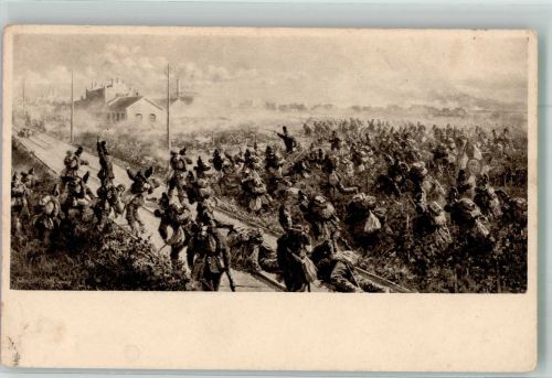 Orleans Das k. b. 12. Infanterie Regiment 11.10.1870 Hoffmann, A. Künstlerkarte
