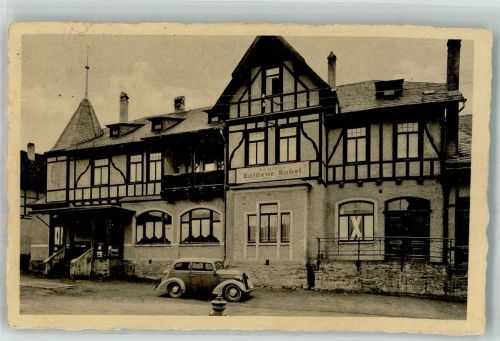 07333 O6806 Bucha b Saalfeld, Saale Foto AK Gasthaus Güldene Gabel