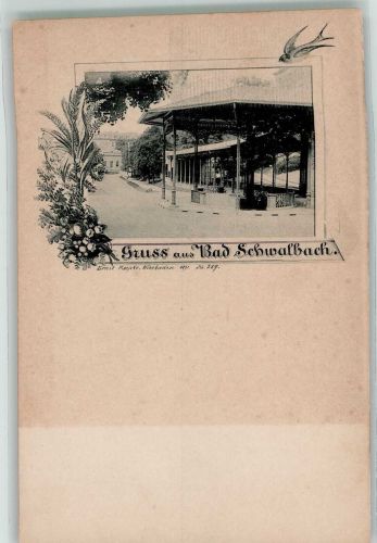 65307 W6208 Bad Schwalbach - Verläufer Druck um 1890 Bad Schwalbach Druckdatum 1891